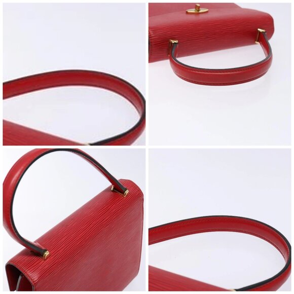 LOUIS VUITTON Epi Malesherbes Hand Bag Red M52377 LV Auth 137028 - Picture 16 of 16